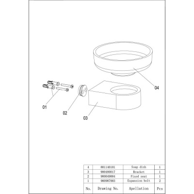 Duro Soap Dish - Chrome